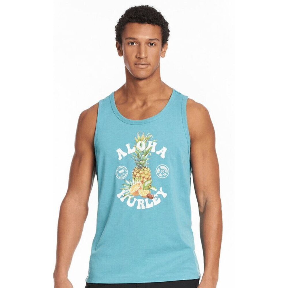 Hurley Aloha Pineapple SeaDoo Fruitloha Tank T Shirt Size S